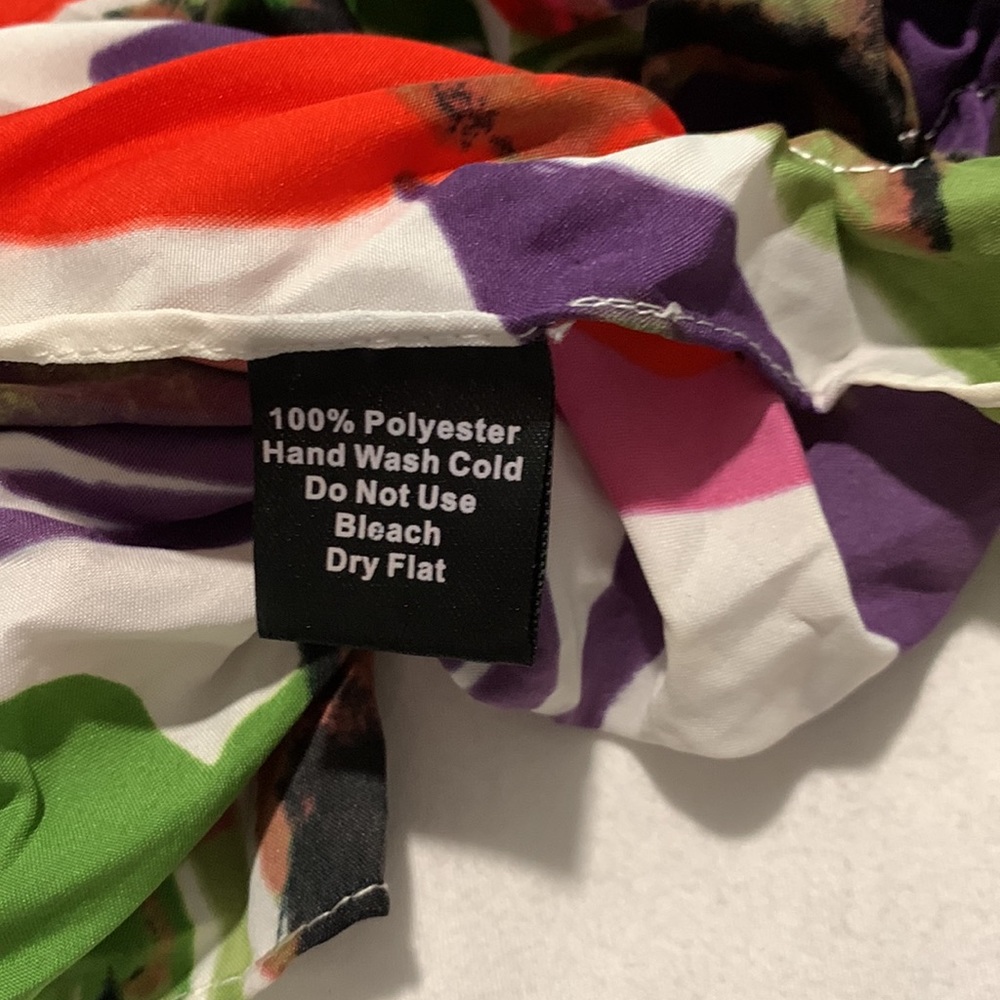 Colorful Ruched Scarf - Picture 7 of 8